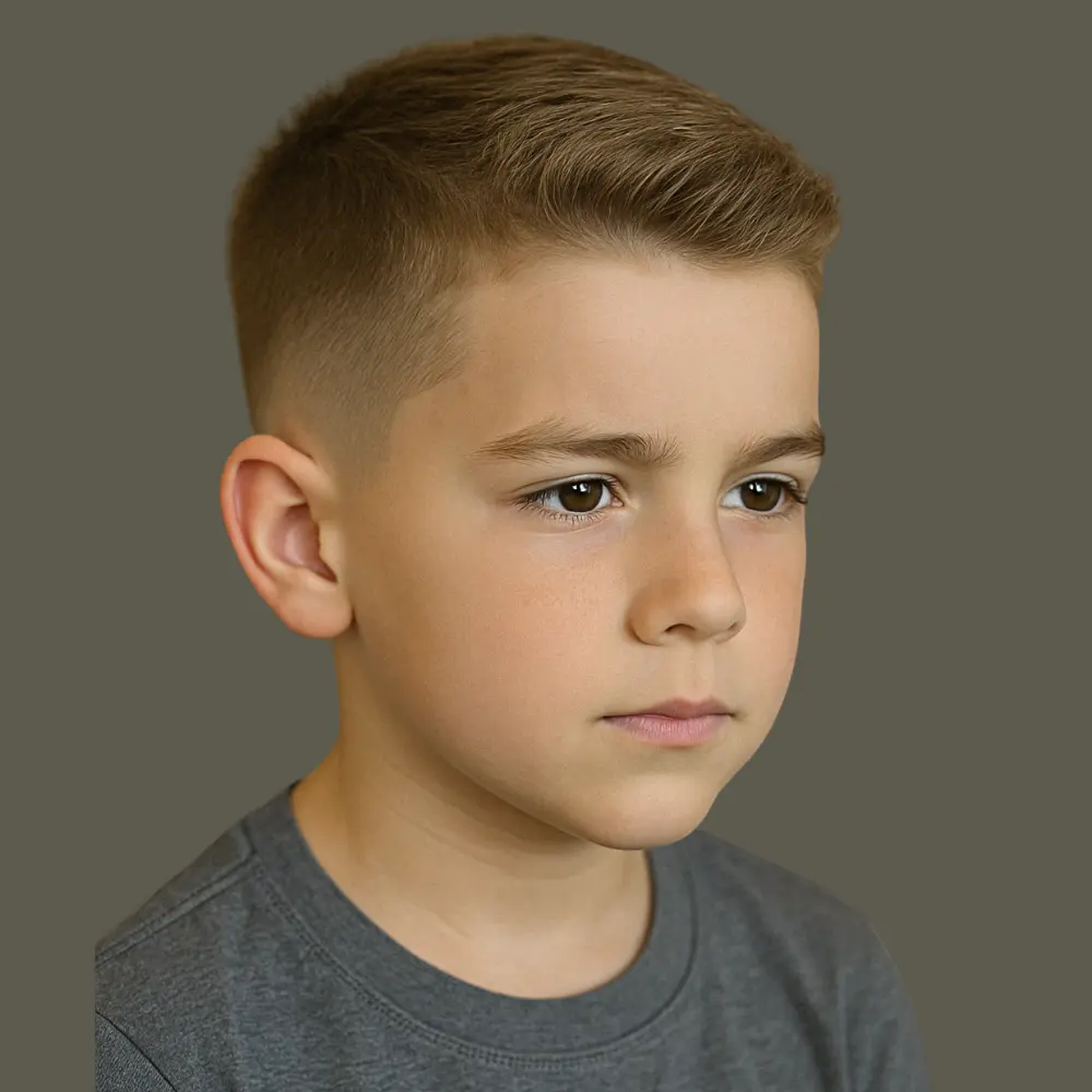 Ivy League Cut with Fade