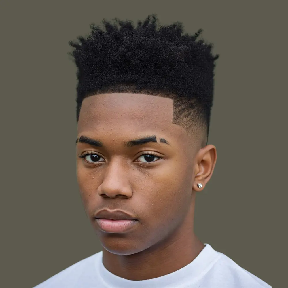 Mid Fade with High Top