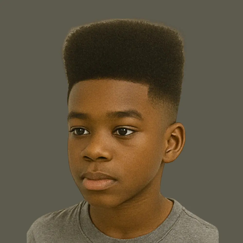 apered Sides with Brushed Top